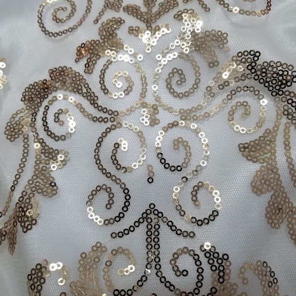 NWOT Biscotti Girls ruffled sequin tutu dress 8 - Picture 4 of 4